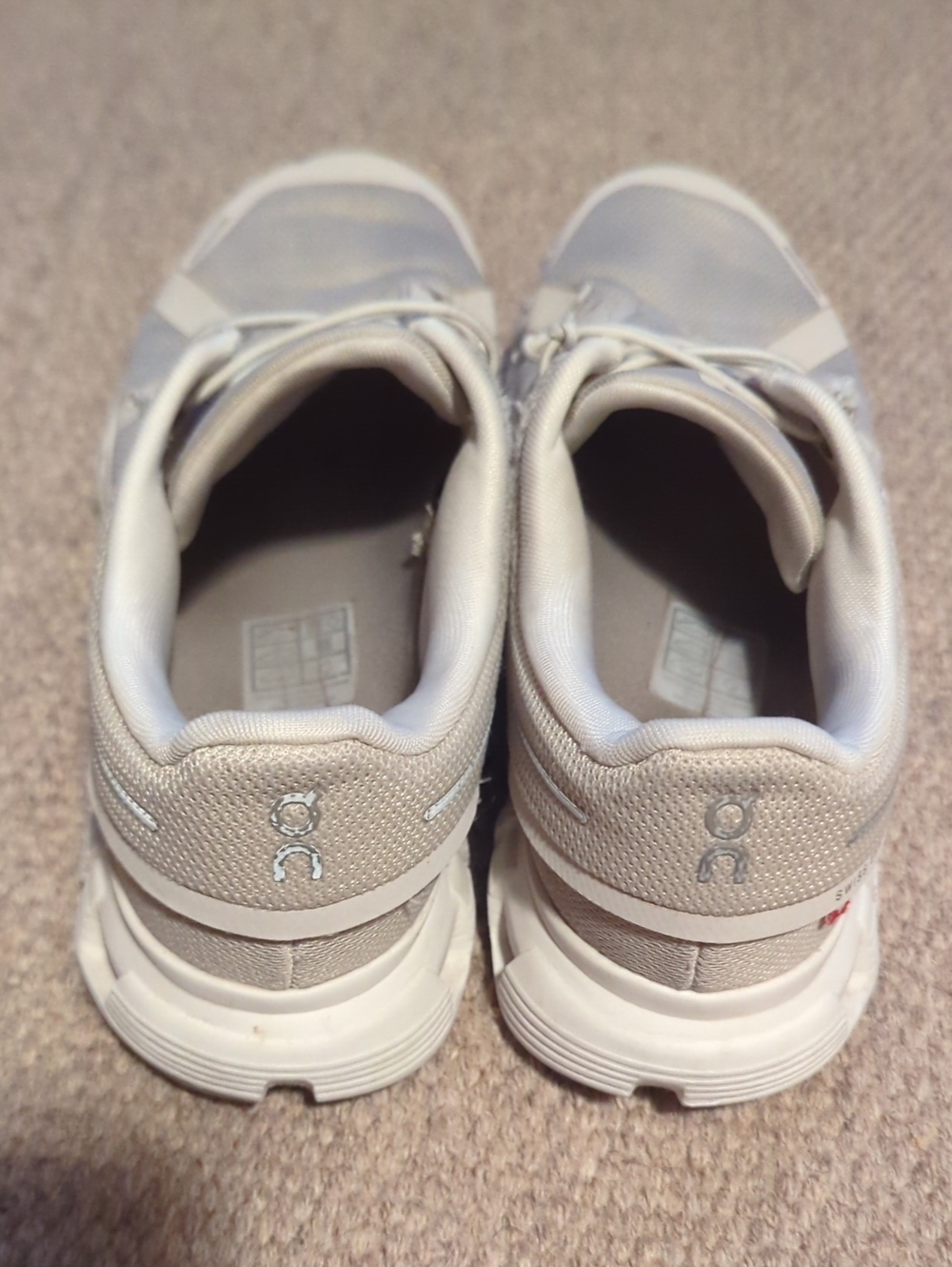 Women's On Running Cloud 6 Running Shoes In Light Beige Size 7.5 - Picture 6 of 10